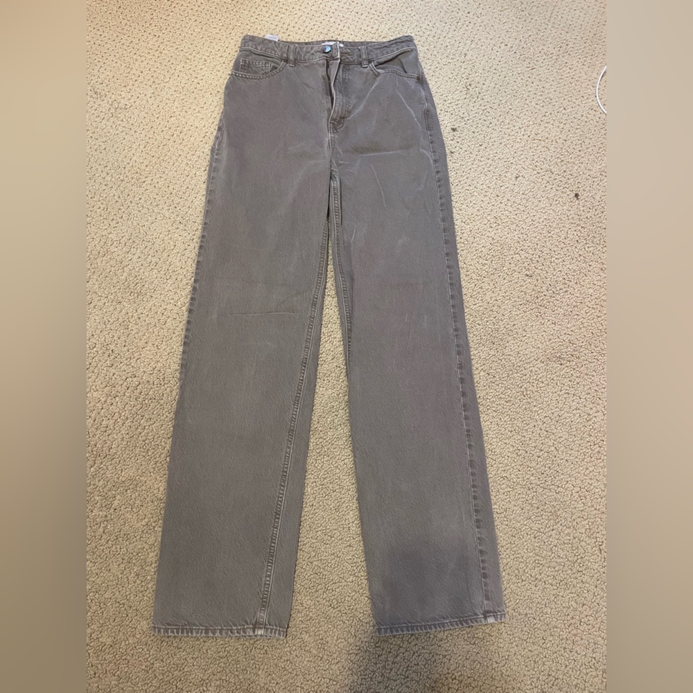 Pacific Sunwear Brown Straight Leg Jeans
